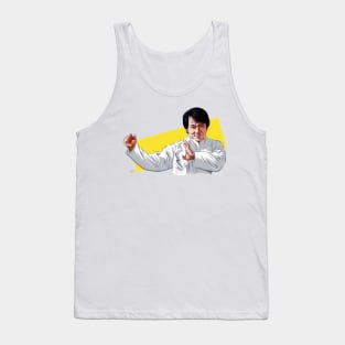 Jackie Chan - An illustration by Paul Cemmick Tank Top